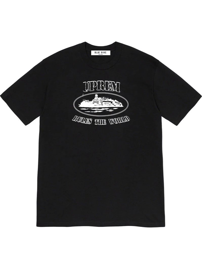 FW23 Corteiz Rules The World Tee 恶魔岛联名T恤短袖打底衫半袖
