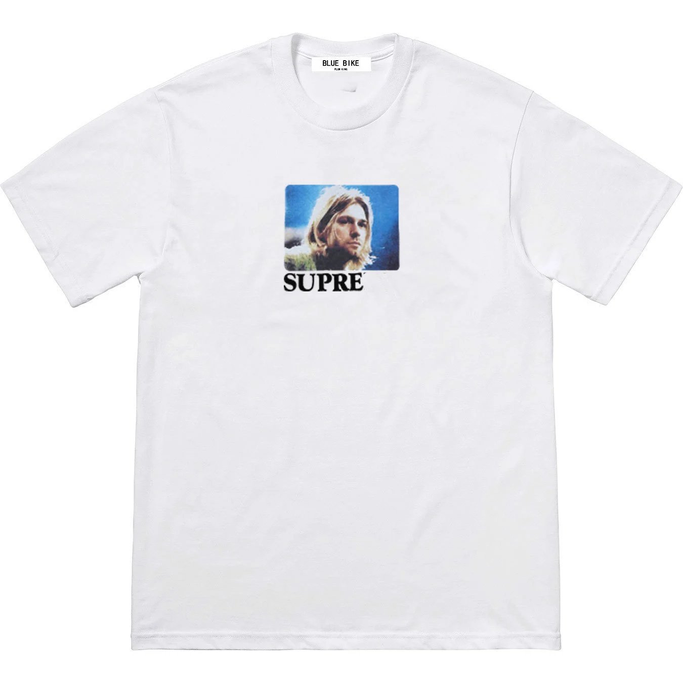 23SS KURT COBAIN TEE传奇涅槃乐队主唱 人物短袖圆领T恤男女款