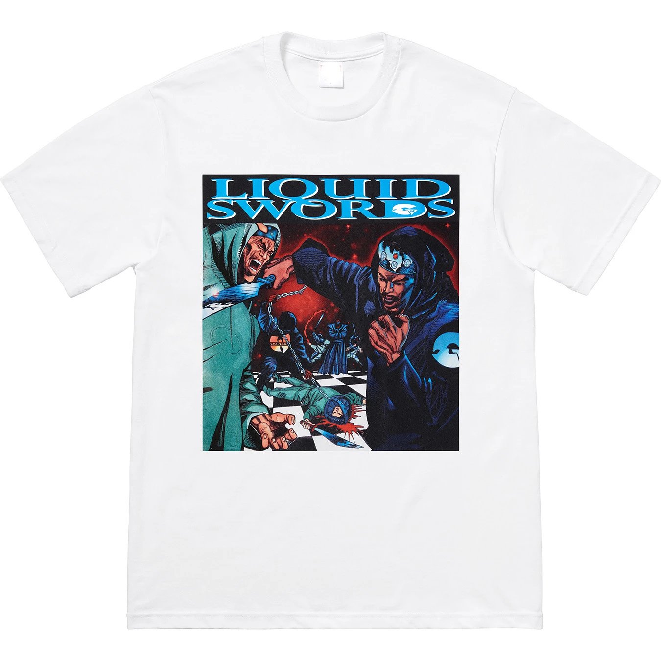 18FW Liquid Swords Tee 武当派说唱组合GZA短袖T恤打底衫半袖潮